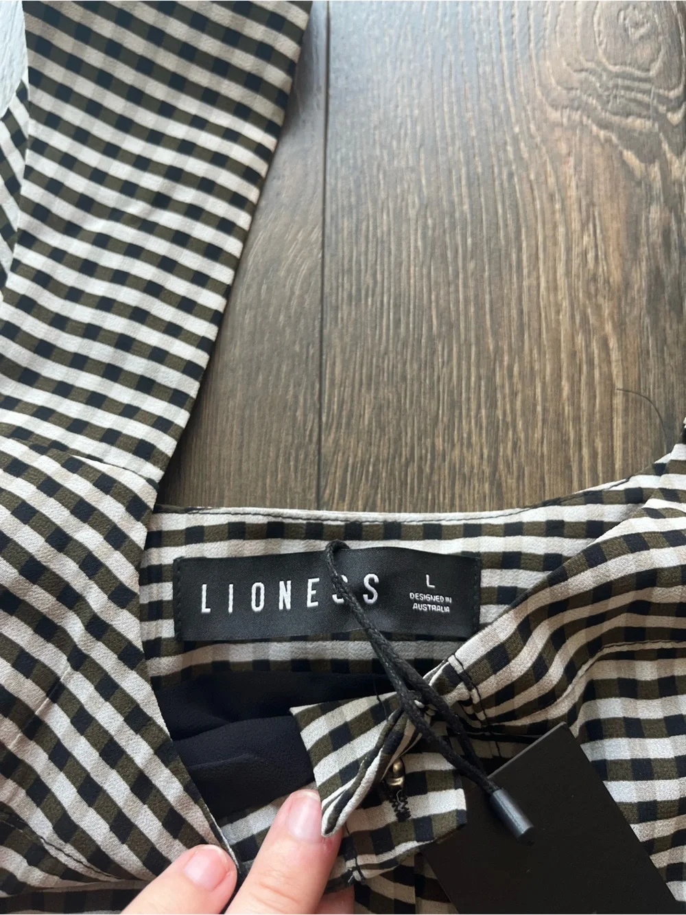 Lioness Gingham Romper - Picture 9 of 13